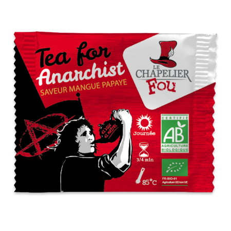 Pack 60 Infusettes "Tea for anarchist"