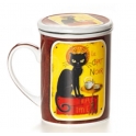 Tisanière le chat noir